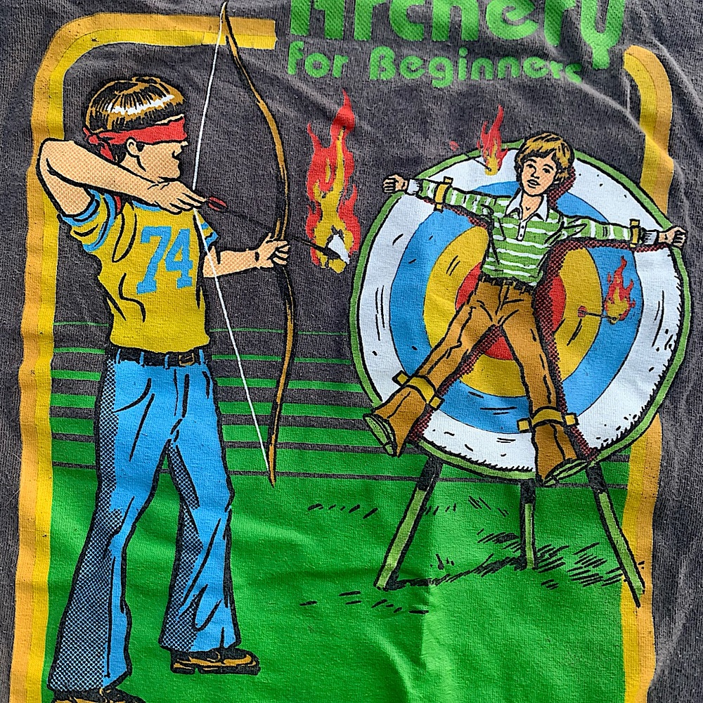 Archery for Beginners Tee (activities for children)